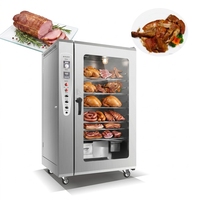 Four à fumage entièrement automatique pour petites entreprises, idéal pour les saucisses, les épices, le poisson, la viande et le bacon