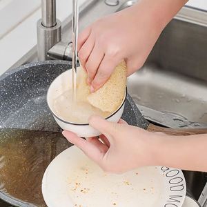 Natural Luffa Dish Washing Cloth Natural Loofah Luffa Sponge Non-stick Good Absorbency Dish <b>Towels</b> Bath Kitchen - Product Image 5
