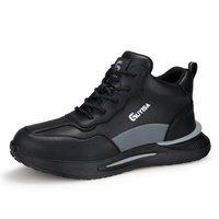 Bottes de sécurité de travail pour hommes GUYISA, semelle extérieure en PU, légères, respirantes, avec embout en acier, directement de l'usine