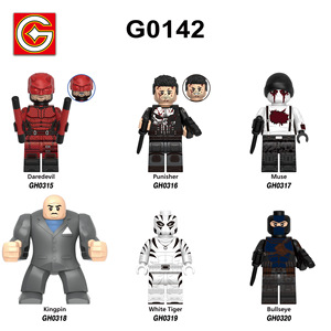 Personaggio Animato Personalizzato Leader Gangster in Mattoncini, Modelli 3D, Giocattolo Creativo, Set di Costruzioni - Product Image 1
