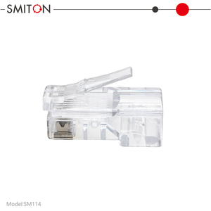 RJ45 CAT5 Ethernet Fiş Ağ Kablosu Konektörü, Bakır Altın Kaplama Erkek Terminalleri ile Tel Bağlantıları - Product Image 4