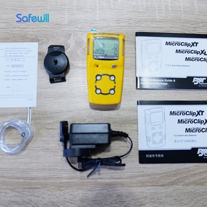 Xách tay BW Clip XL đa Gas Detector 4 gas màn hình với micro Clip (H2S, O2, co, và EX) 4 Gas Detector - Product Image 3