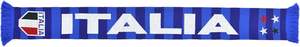 Bufanda de Fútbol Italiana Tejida (Bicolor Azul), Hecha de Acrílico 100% de Alta Calidad, Lavable - Product Image 4
