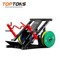 TOPTONS Équipement de fitness professionnel pour usage commercial en salle de sport, Machine d'entraînement intensif à charge de plaques pour la musculation en position assise
