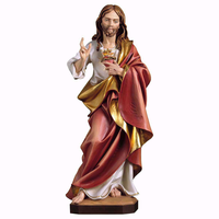 Figurines en résine peintes à la main Statues catholiques personnalisées décor à la maison Statue de jésus religieux en gros
