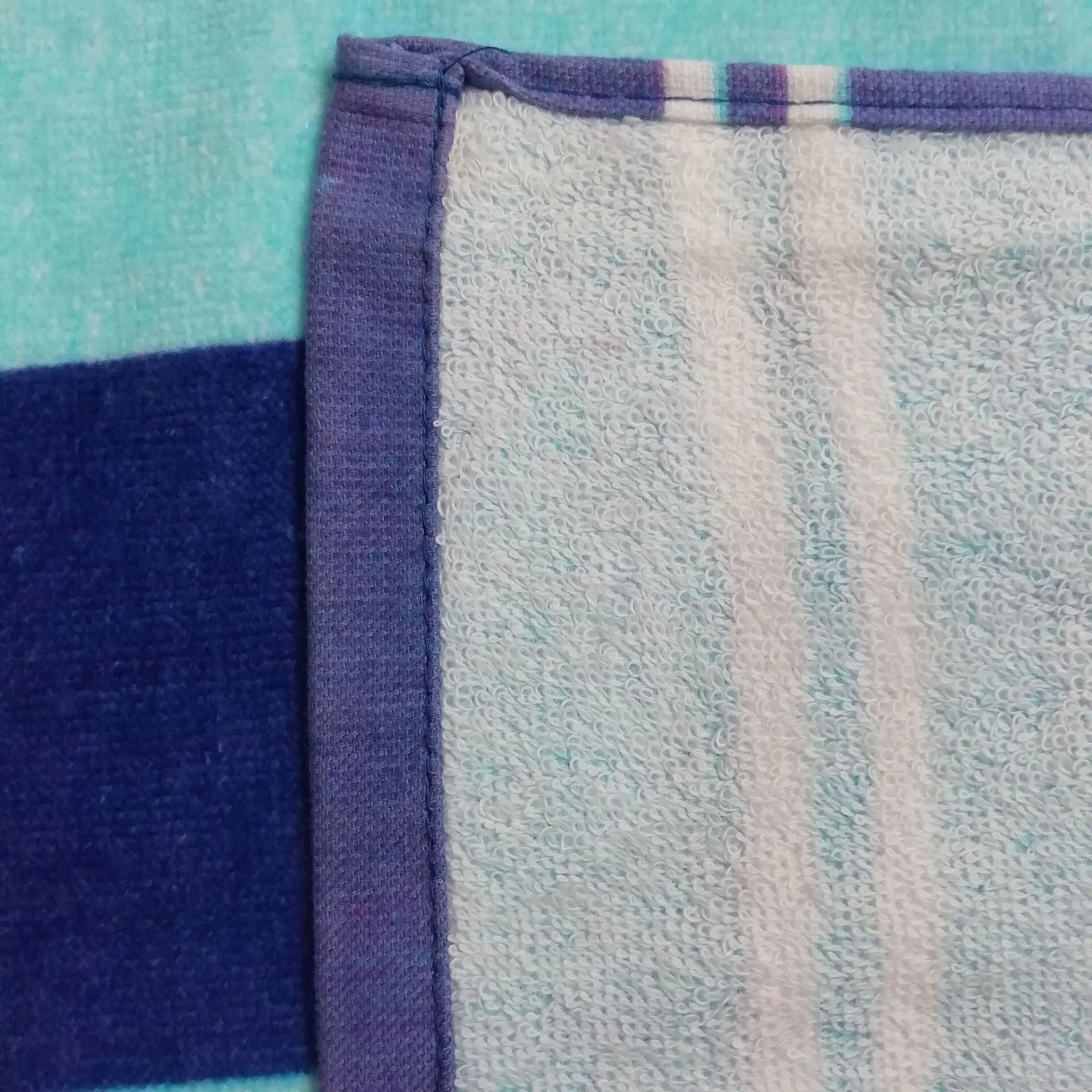 Asciugamano da spiaggia a righe in lino bianco blu diretto in fabbrica asciugamani extra large da spiaggia 100% cotone asciugamani da spiaggia in cotone organico sottile