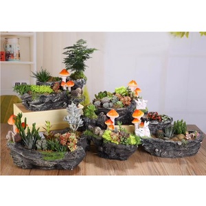 Amazon polyresin cactus planta suculenta maceta jardín <span class=keywords><strong>interior</strong></span> decoración <span class=keywords><strong>con</strong></span> música - Product Image 1