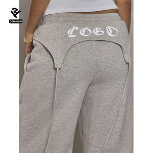 <span class=keywords><strong>Pantalon</strong></span> de survêtement ample pour femme F5769, coupe large, cordon de serrage, <span class=keywords><strong>taille</strong></span> <span class=keywords><strong>basse</strong></span>, imprimé graphique, streetwear, <span class=keywords><strong>pantalon</strong></span> baggy - Product Image 3