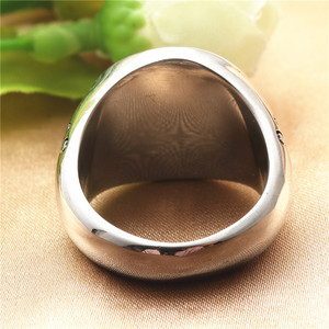 Bague en acier titane style européen, étoile à cinq branches, bijou rétro punk pour homme, cadeau crâne - Product Image 3