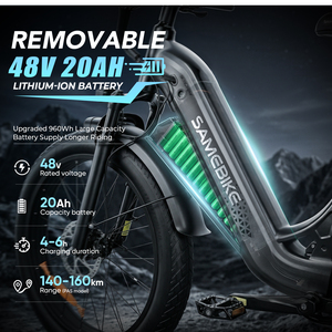 Free shipping EU Stock 4.0 Fat Tire <b>Ebike</b> High carbon steel Electric Mountain Bike - Product Image 4