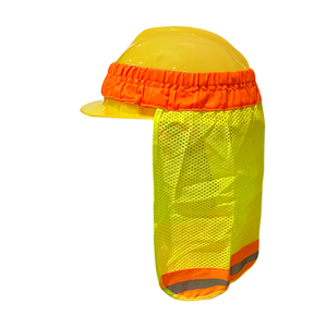 Protection UV pour le cou, <span class=keywords><strong>casque</strong></span> de sécurité haute visibilité, écran solaire en maille, équipement de protection pour <span class=keywords><strong>casque</strong></span> de chantier - Product Image 4