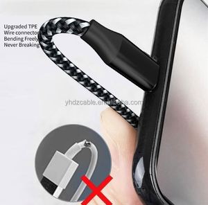 <b>USB</b> <b>C</b> Charger <b>Cable</b> 1m 2m <b>3m</b> Nylon Braided Fast Charging <b>Cable</b> for Samsung Smart Fast Charging Type <b>C</b> <b>Cable</b> - Product Image 6