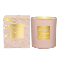 Mescente Großhandel Luxus Custom Private Label Lavendel Duft kerzen Geschenkset in Bulk Custom ized Duftglas Kerzen