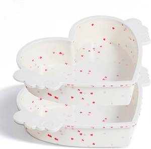 MUYULINS Factory Heart-Shaped LFGB Non-Stick BPA Free Metal Reinforced Frame Toast Brownie <b>Silicone</b> Bread Cake Pan <b>Baking</b> Mold - Product Image 1