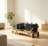 Équipement professionnel de studio de Pilates commercial, lit en bois d'érable durable et portable pour la gym, le yoga et la musculation