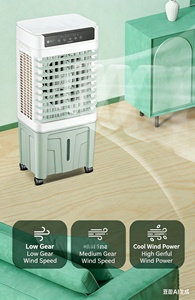 Refroidisseur d'air évaporatif portable 220W à alimentation CA, 3 vitesses, économie d'énergie, <span class=keywords><strong>climatiseur</strong></span> commercial en plastique - Product Image 5
