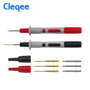 Cleqee-2 P1300D 6-in-1 Austauschbare Multimeter-Sonden/Nadeln+Testhaken+Krokodilklemme+Harpune+4mm Bananenstecker Testleitungen - Product Image 2