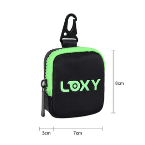 Pochette zippée portable pour écouteurs filaires avec crochet pour ranger les câbles USB et les écouteurs, sac bandoulière mignon en nylon - Product Image 3