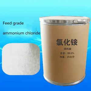 Alimento al por mayor o grado Industrial, cloruro de amonio, NH4CL, blanco, granulado