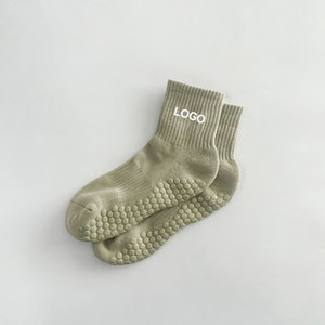 Yoga và Pilates chống trượt của phụ nữ giữa ống Yoga Vớ thể thao trong nhà thể dục Mùa Xuân/Mùa Thu thoáng khí Pilates vớ - Product Image 2