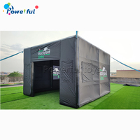 Tente gonflable de simulation de pratique de Golf, étanche à l'air, salle de simulateur de Golf, Cage gonflable personnalisée de frappe de Golf