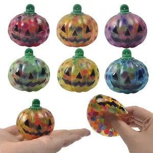Pressão Stress Relief TPR Halloween Abóbora Água Beads Bolas Squeeze Squishy Brinquedos para Crianças