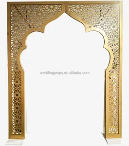 New Style Decor Wedding Arch Door Stand Backdrop Screen Party Events Stage Decoration Arab Acrylic Backdrop