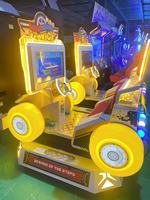 Machine de jeu d'arcade de course pour enfants à monnayeur, avec écran LCD HD, simulateur de conduite de voiture, pour centres de divertissement familial (FEC)