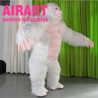 Ballon décoratif pour costume en peluche gorille, gonflable, personnalisé, nouveau design, 2020
