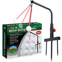 Entraîneur de swing de golf portable, durable et léger en acier inoxydable, directement de l'usine, couleur personnalisable, conception pour droitiers/gauchers
