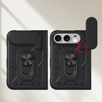 Étui pliable pour iPhone 18 avec protection d'objectif et support, coque de protection anti-chute raffinée