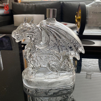 Carafe à vin de luxe de haute qualité, populaire, en verre, nouvelle arrivée, personnalisée, vente chaude, OEM, 450 ml