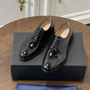 Zapatos Oxford de Cuero para Hombre, Hechos a Mano, Marca DAES de Lujo, Zapatos de Fiesta de Alta Gama con Detalles Luminosos - Product Image 1