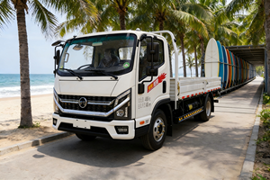 Nuevo camión de carga de 5 toneladas, camión ligero 4x2, cabina simple y media, LHD/RHD, 3 asientos, cámara trasera, diésel, China - Product Image 3