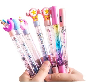 ปากกาลูกลื่นสวยงาม ปากกาเจลประกายวิบวับสำหรับโรงเรียนและสำนักงาน - Product Image 1