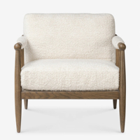 Fauteuil de détente en tissu minimaliste moderne pour la maison, salon