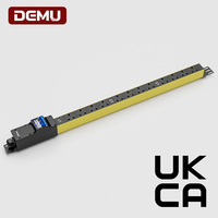 PDU de Rack 1U, 12 Vías, Estándar Británico BS1363, Trifásico, 380V, 63A, Chint, 3P MCB L1 L2 L3, Balanceado, 41KW, para Gabinete de Servidores, UKCA