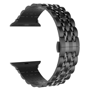 Keepwin Quyến Rũ <span class=keywords><strong>7</strong></span> Bead Thép Không Gỉ Thể Thao Đồng Hồ Bead Ban Nhạc Mỏng Dây Đeo Thắt Lưng Cho Apple Đồng Hồ 9 8 <span class=keywords><strong>7</strong></span> 6 5 4 3 2 1 SE - Product Image 1