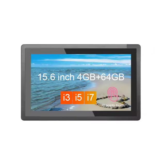 15.6 Inch 4+64GB Waterproof Touch Screen Tablet All in One Computer Android Panel Pc Industrial Computer Monitor