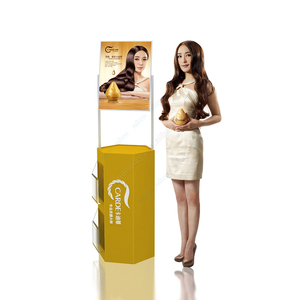 Exhibición de piso de cosméticos personalizados de alta calidad al por mayor de fábrica Exhibición de maquillaje de marca de gama alta de lujo - Product Image 4