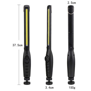 USB Rechargeable COB LED Waterproof Work <b>Light</b> Magnetic Hook Dimmable Portable Torch for <b>Workshop</b> Auto Repair 170 Beam Black - Product Image 3