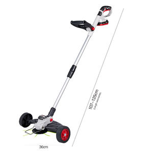 Tondeuse à gazon électrique sans balais OEM industrielle DIY 21V, batterie 3.0Ah, largeur de coupe 250MM, couple élevé, poignée télescopique, 5kg - Product Image 4