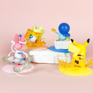 ฟิกเกอร์อนิเมะ pokemones pikachus togepi sylveon 4ชิ้น/เซ็ตโมเดลอนิเมชั่นตุ๊กตาน่ารักของเล่น - Product Image 3