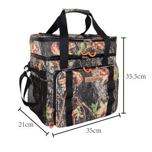 Sac de camping décontracté en polyester isolé SENDA avec conservation de la chaleur pour usage extérieur, grande capacité, sac à double usage cousu à la machine - Product Image 6
