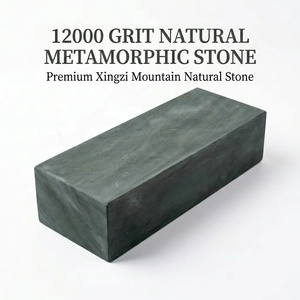 ADAEE Piedra de afilar natural masiva de 3 kg y 60 mm de grosor, grano 12000, 220x80x60 mm, piedra metamórfica con pulido espejo, afilador profesional de cuchillos - Product Image 1
