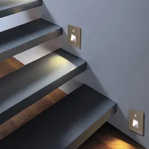 Impermeabile Mini piccola scala interna da incasso illuminazione piede Led luce da incasso a parete scala di illuminazione