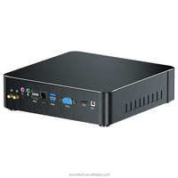WUXIN 2026, Mini PC Intel N95 de Última Generación, DDR5 16GB VRAM, Windows 11 Pro/Linux, Doble LAN, Doble USB-C, Almacenamiento SSD/HDD, Compacto para Oficina