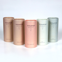 Tube de papier holographique imprimé avec logo personnalisé direct d'usine boîte-cadeau de cylindre de forme d'emballage de coupe menstruelle