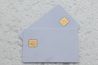 Tarjeta RFID NFC ISO/IEC 7816 de PVC Blanco con Chip J3R150 de 13.56MHz, Impermeable, SC EMV, para Membresía, Finanzas y Seguridad en el Transporte