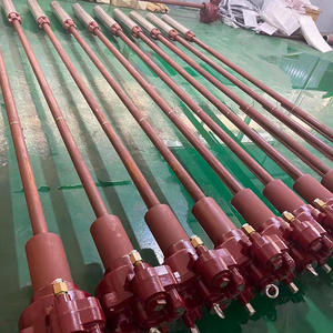 อะไหล่ปั๊มน้ำมันเชื้อเพลิง 1.1 กิโลวัตต์ 1.5 แรงม้า สำหรับสถานีบริการน้ำมัน  แบบจุ่มใต้น้ำ  พร้อมปลอกหุ้มสีแดงและสีน้ำเงิน  ที่ท่าเรือเหวินโจว - Product Image 4